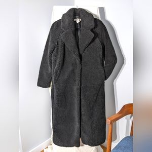 Oversized Long Teddy Jacket